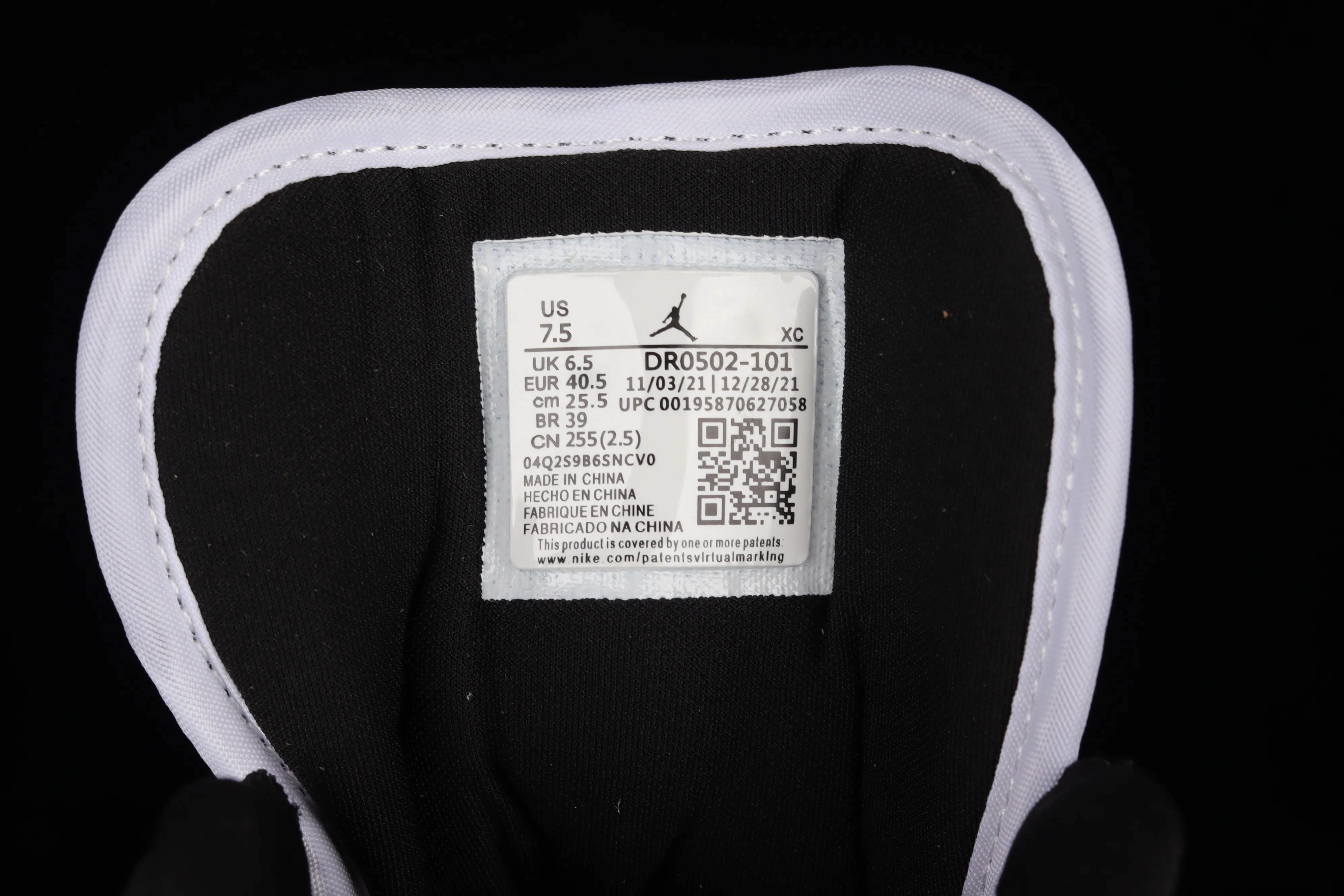 All categories Air Jordan Jordan series basketball shoes Air Jordan 1 Low Air Jordan 1 Low "Homage" AJ1 Joe 1 Black and White Panda DR0502-101
